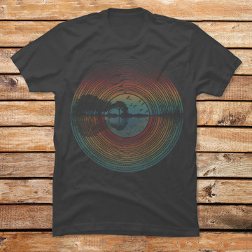 Nature Guitar Sunset Record