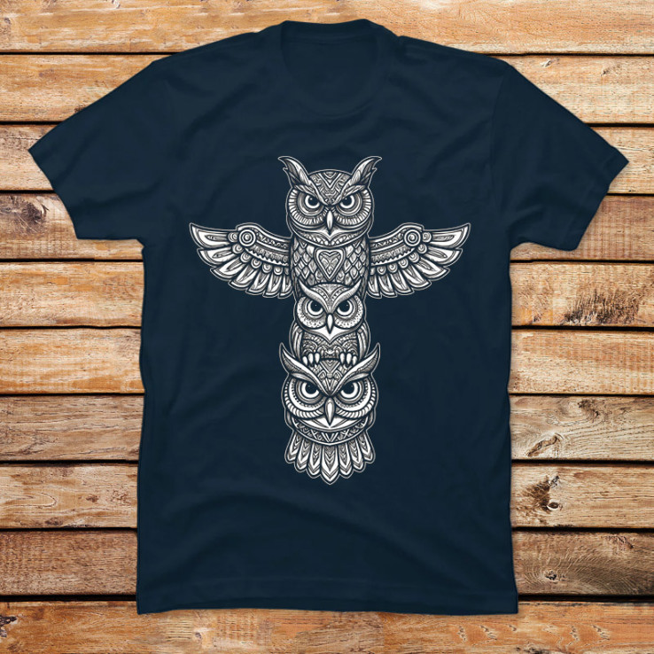 Tribal Totem Owls