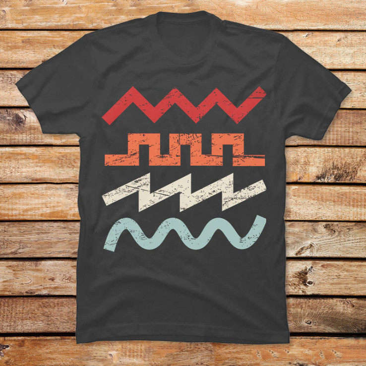 Retro Synth Waveforms