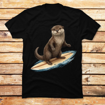 Surfing Otter