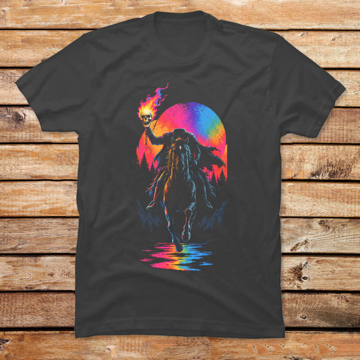 The Neon Headless Rider