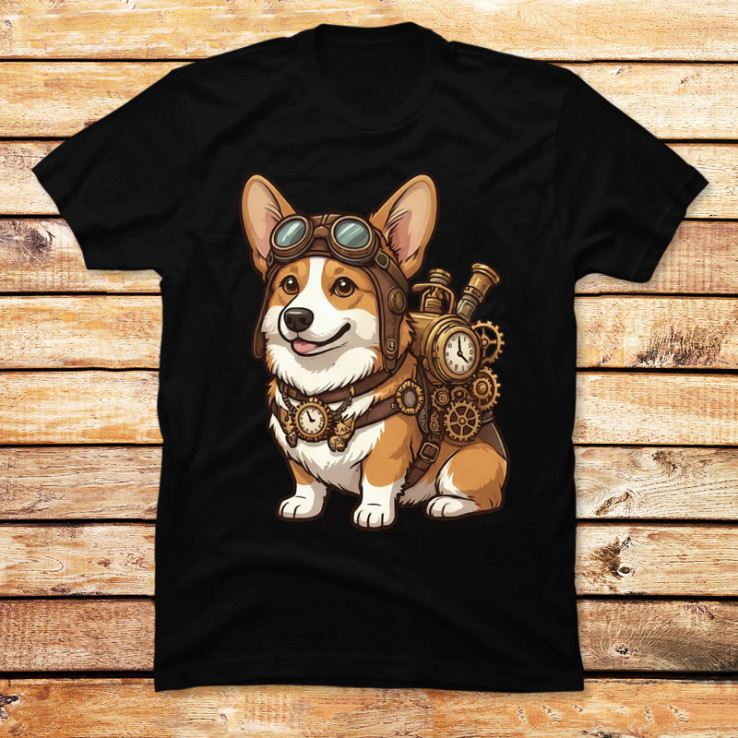 Steampunk Corgi