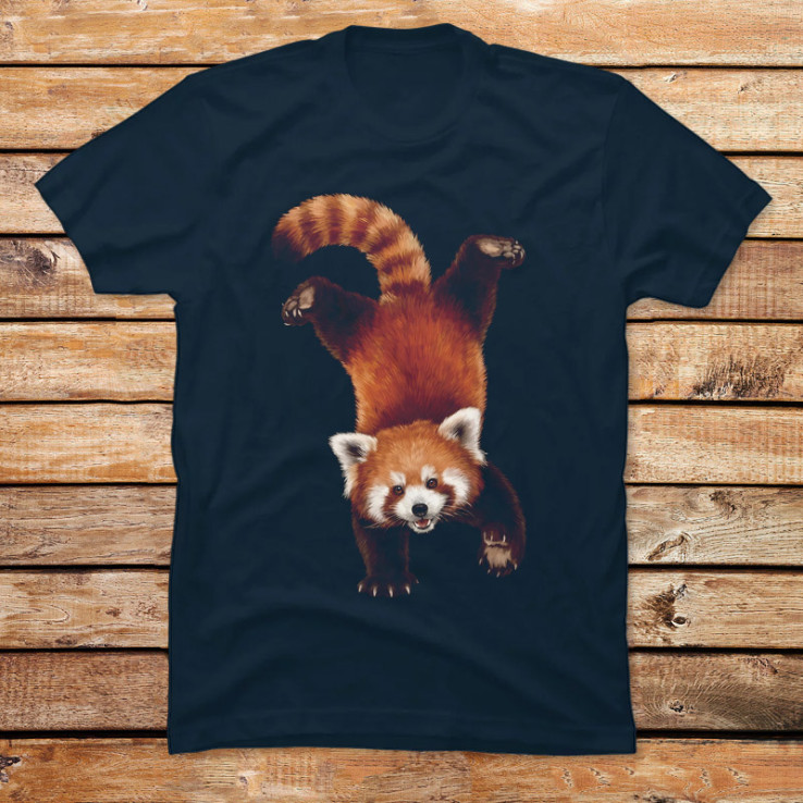 Handstand Red Panda