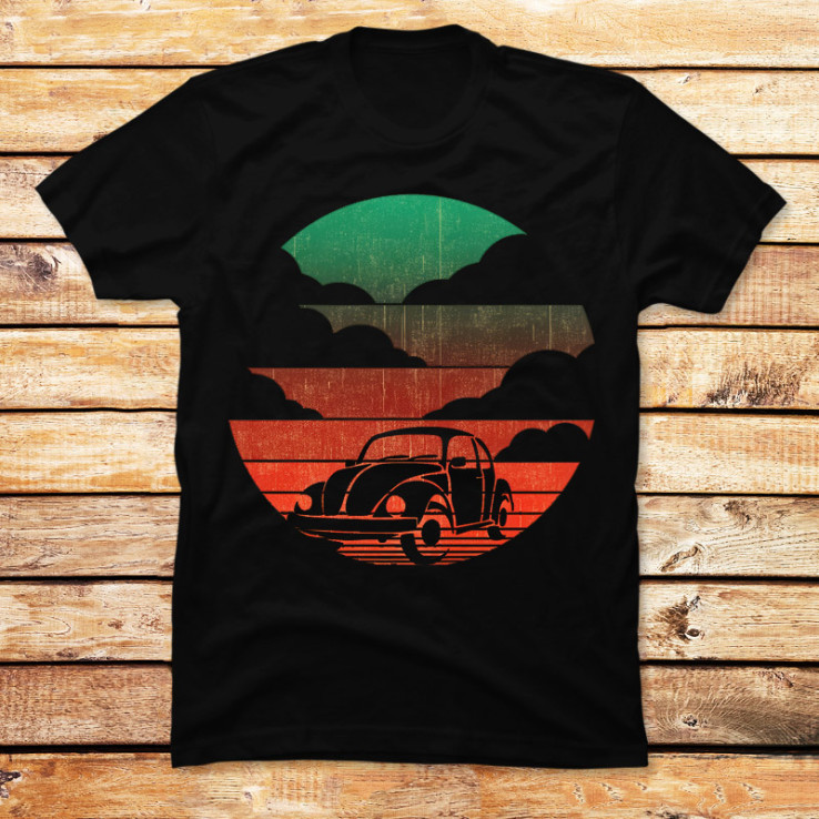 Classic Car Sunset