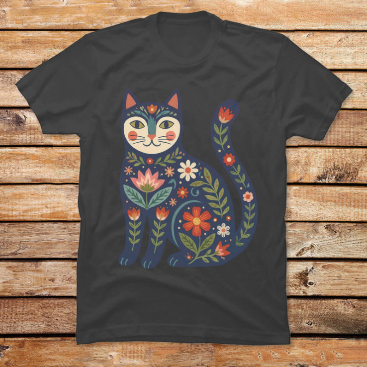 Folk Art Cat