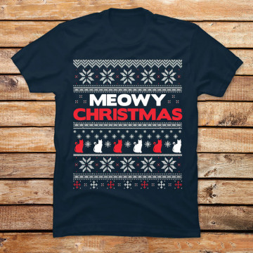 Meowy Christmas Funny Xmas