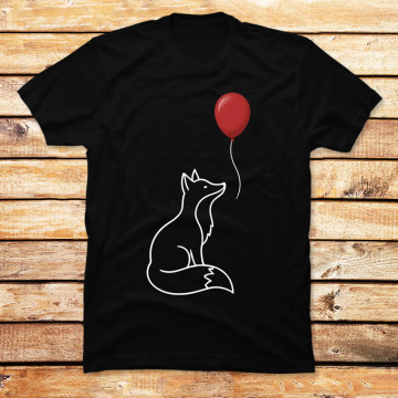Fox with Balloon