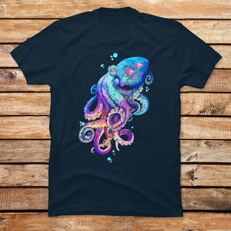 Octopus And Color-