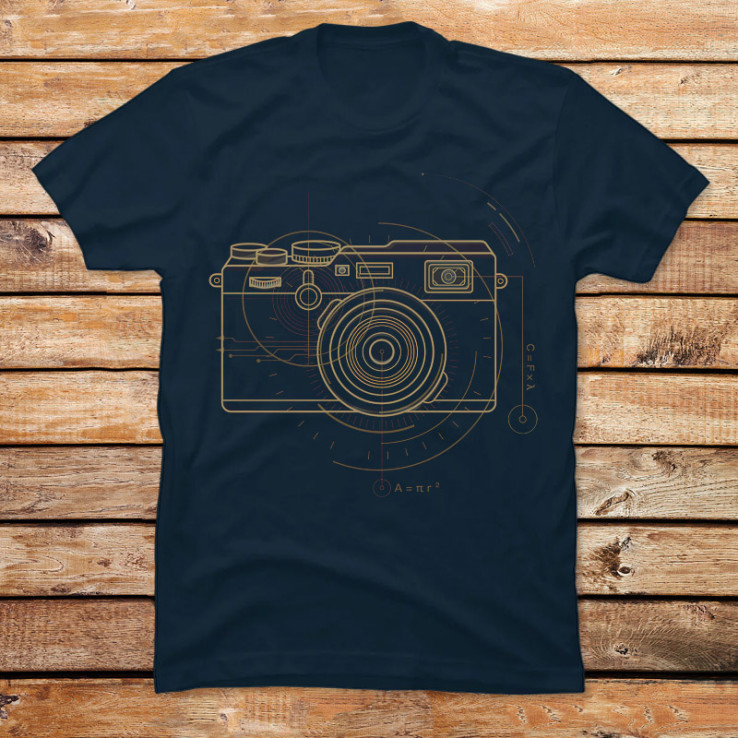 Vintage Camera Blueprint