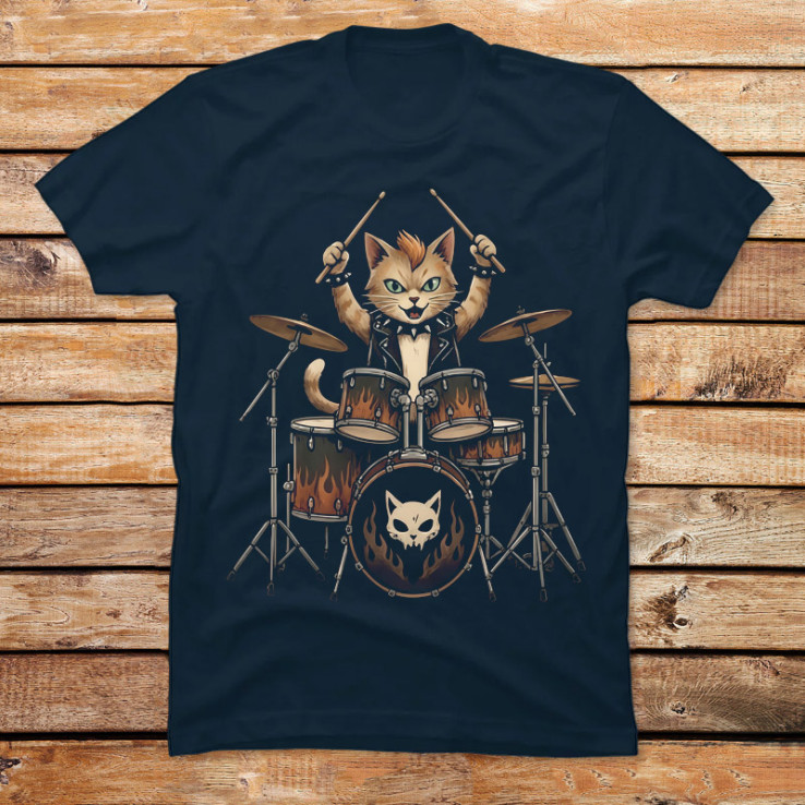 Drumming Cat