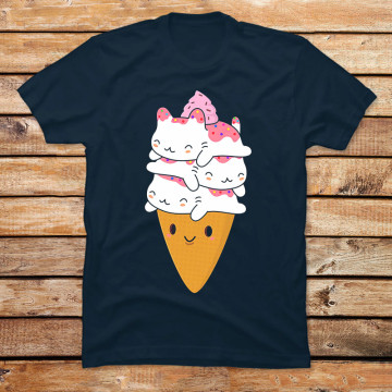 Kawaii Cat Ice Cream