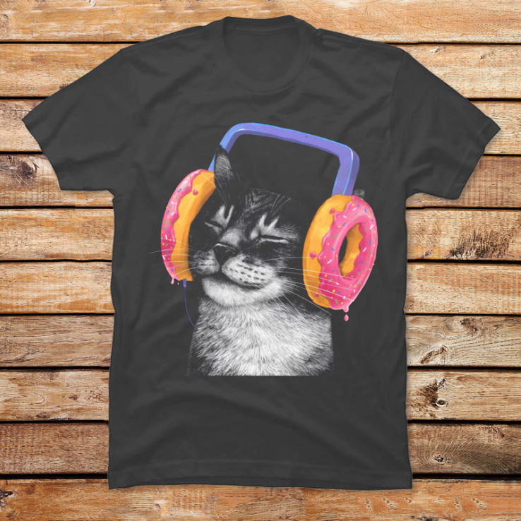 Cat with Headphones