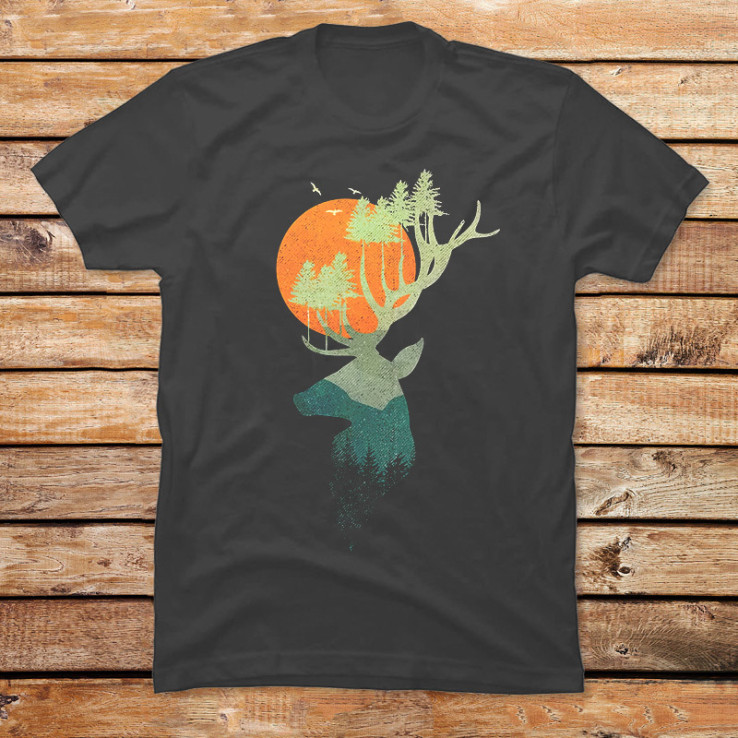 Deer and Nature II