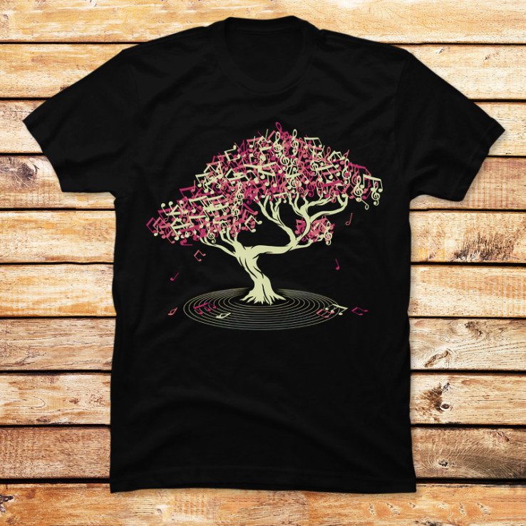 Japanese Bonsai Song Musical Notes