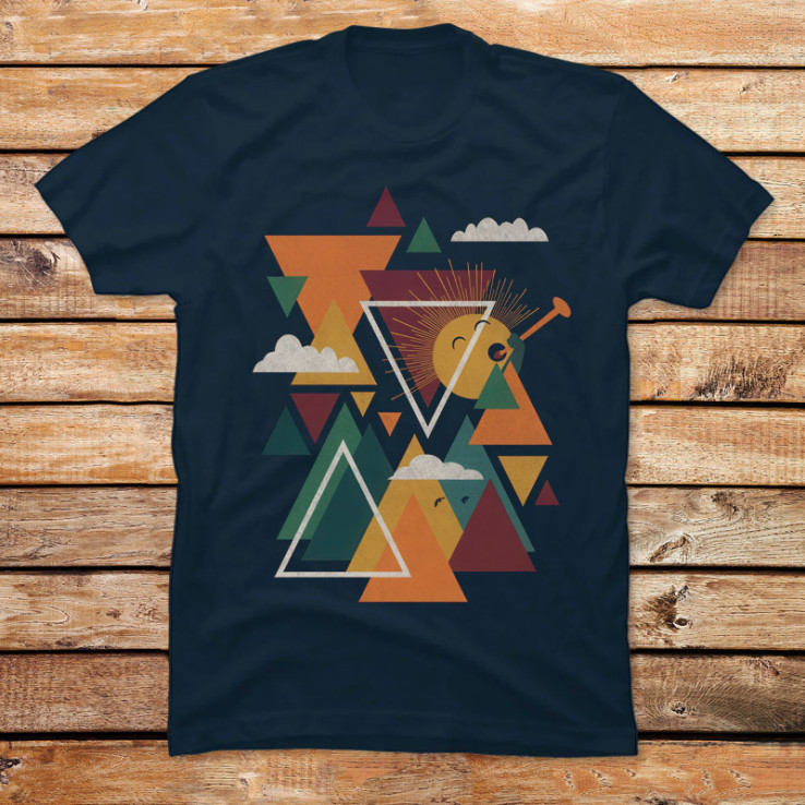 Geometric Sunrise Calling