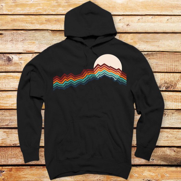 Sunset and mountain Patterns