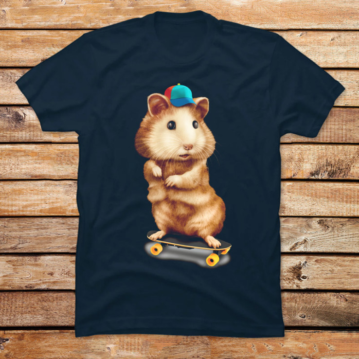 HAMSTER SKATEBOARDING