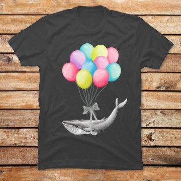 Whale With Balloons