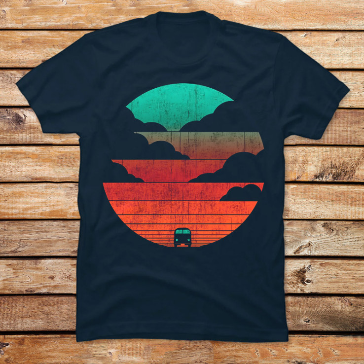Driving into The Sunset