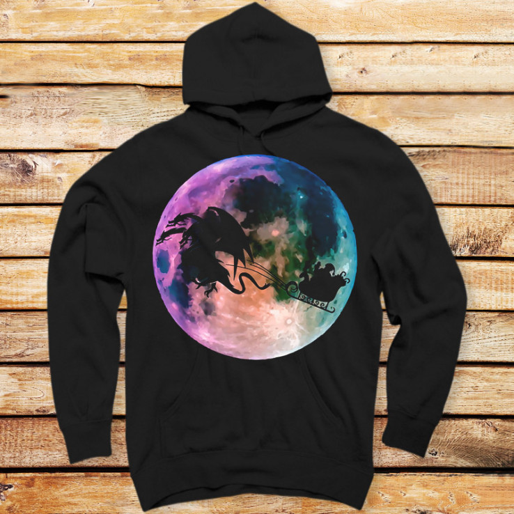 Christmas Santa Claus With Dragon