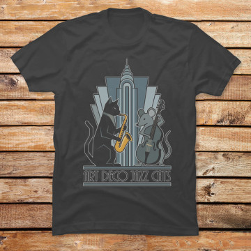 Art Deco Jazz Cats