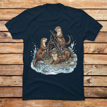 River Otters Play