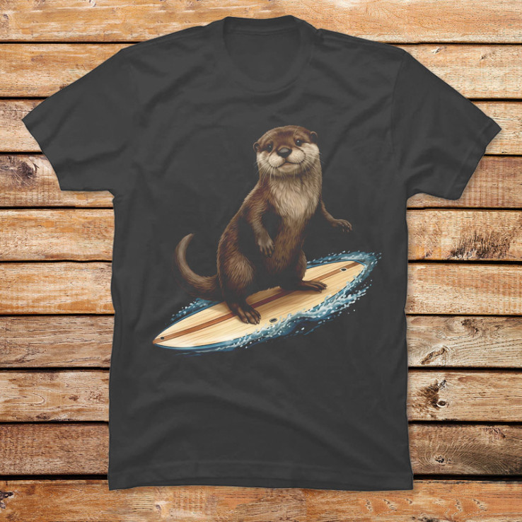 Surfing Otter