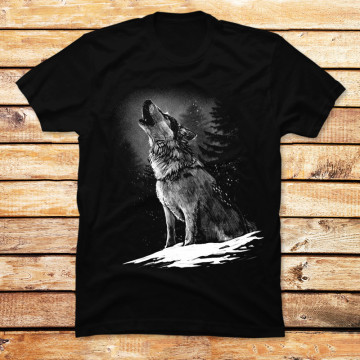 Wolf Monocrhome