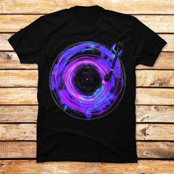 Spinning Vinyl Record on Turntable II