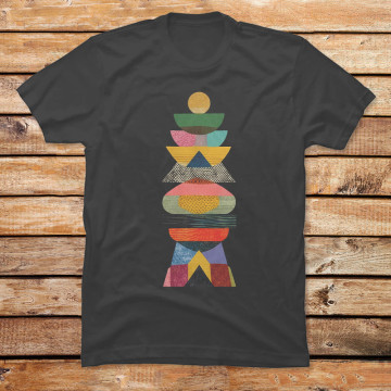 Layered Mountain Totem