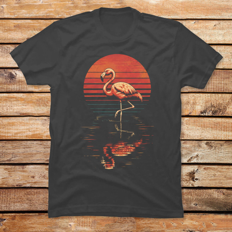 Flamingo Sunset Mirage