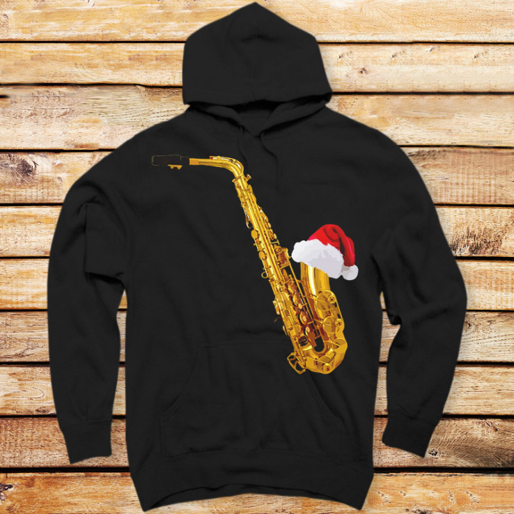 Christmas Saxophone Santa Hat