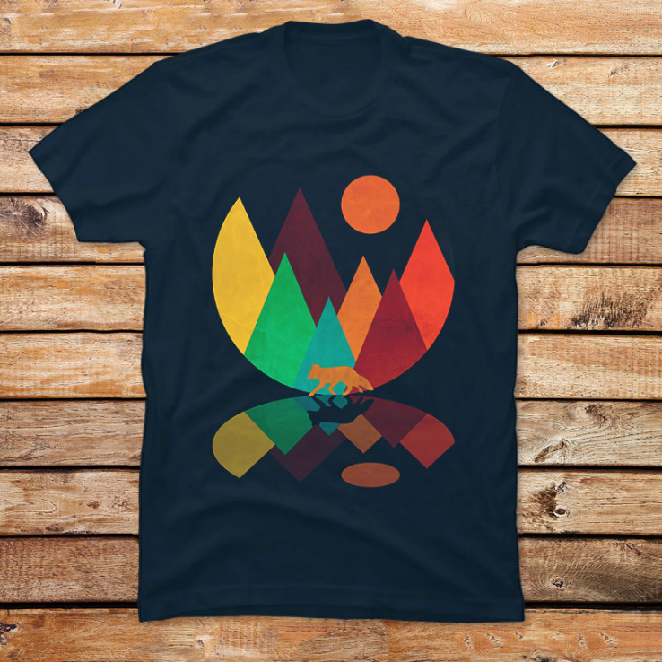 Geometric Retro Nature-