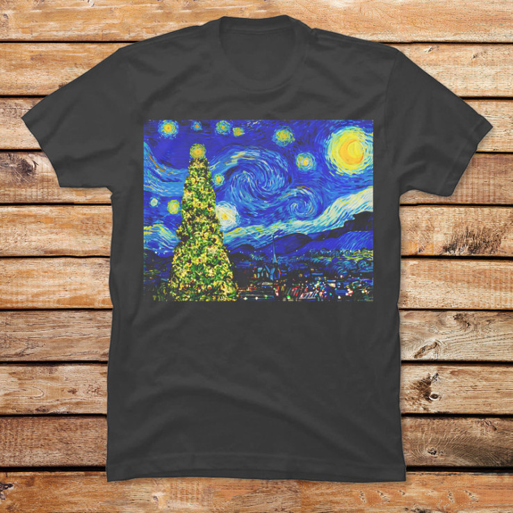 Van Gogh Starry Night - Christmas Tree