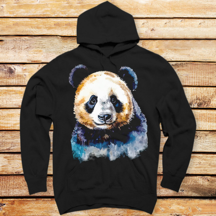 Giant Panda Aesthetic Watercolor