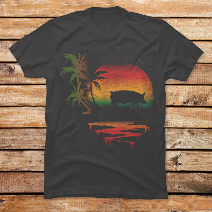 Pig Sunset
