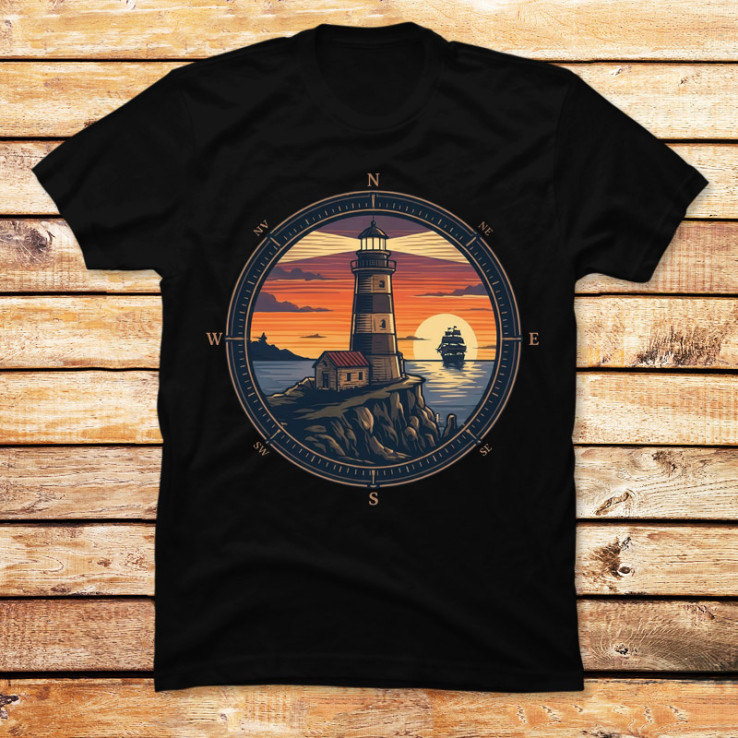 Harbor Light Sunset