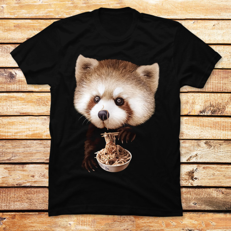 RED PANDA LOVES NOODLE