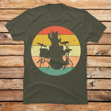Drummer Cat Musician