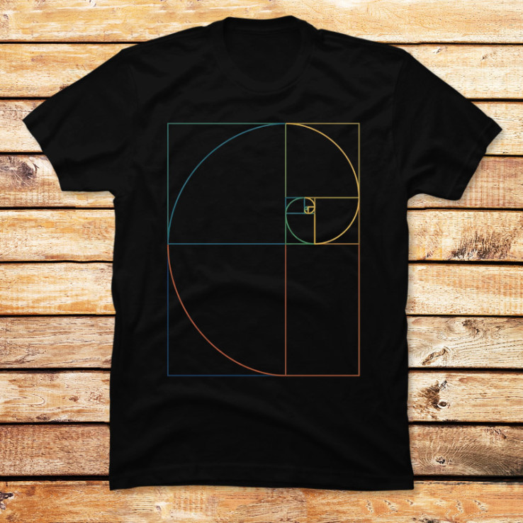 Fibonacci Spiral (Color)