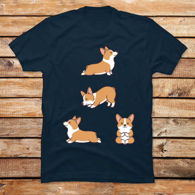 Corgi Yoga