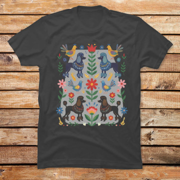 Symmetrical Folk Art Motif