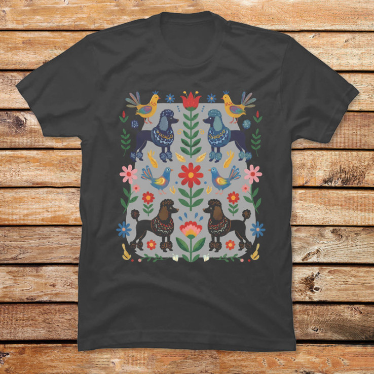 Symmetrical Folk Art Motif