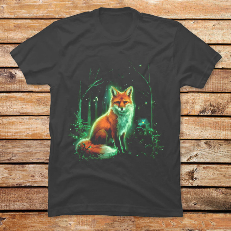 Glowing Forest Fox