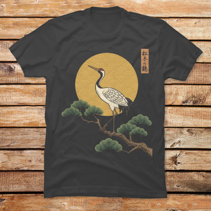 Pine Crane Ukiyo-e