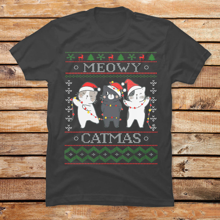 Christmas Cat Matching Family