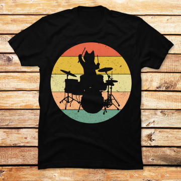 Drummer Cat Musician