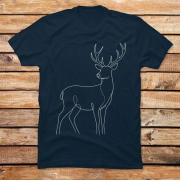 Continuous Line Deer