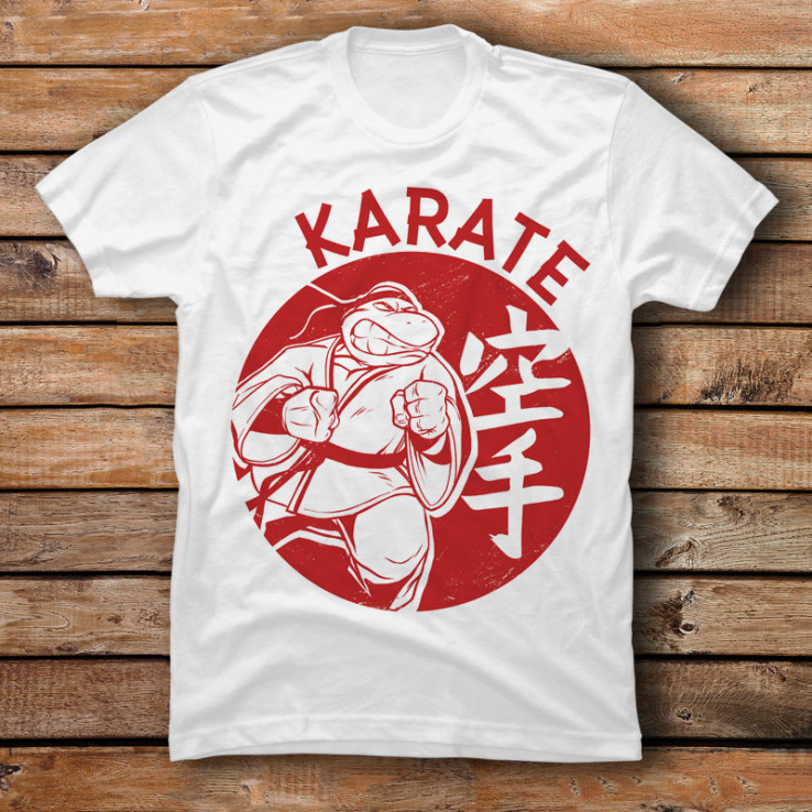 KarateTurtleTshirt-PR_t-shirt