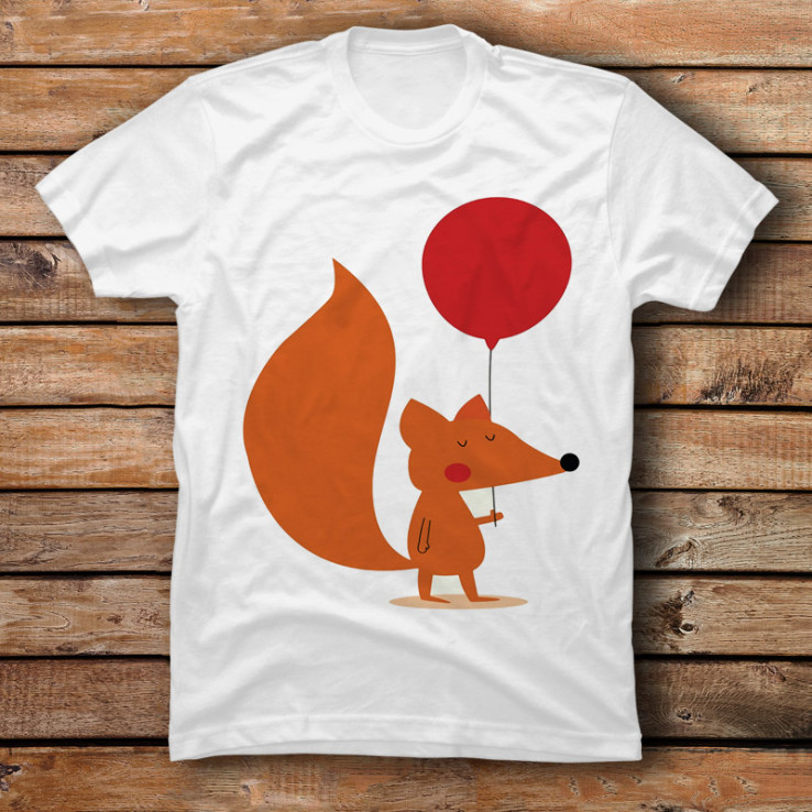 Fox With A Red Balloon